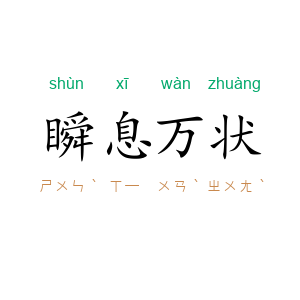 瞬息万状