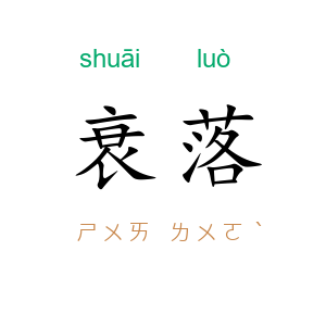 衰落