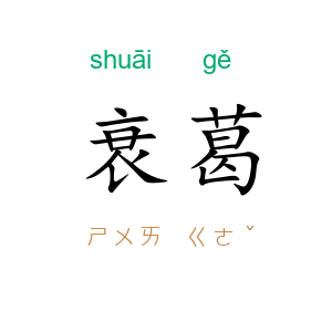 衰葛