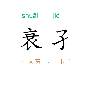 衰孑