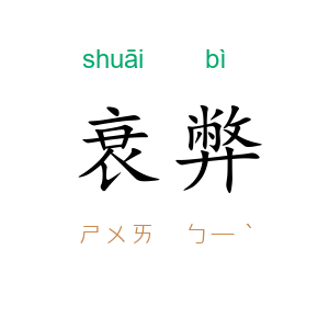 衰弊