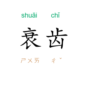 衰齿