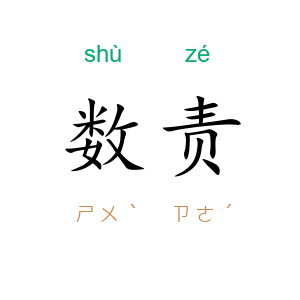 数责
