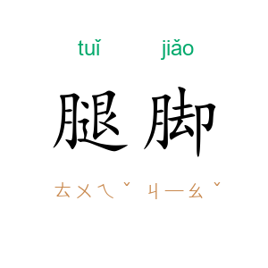 腿脚