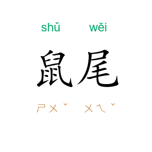 鼠尾
