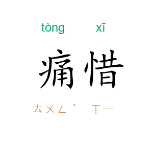 痛惜