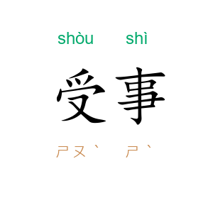 受事