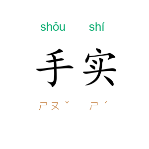 手实