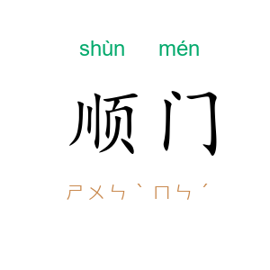 顺门