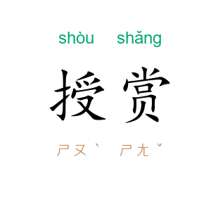 授赏
