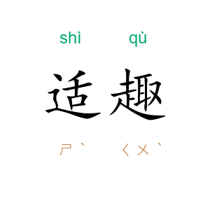 适趣