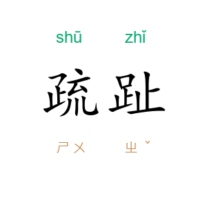 疏趾