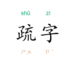 疏字