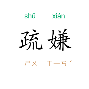 疏嫌