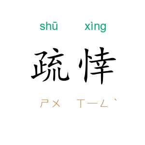 疏悻