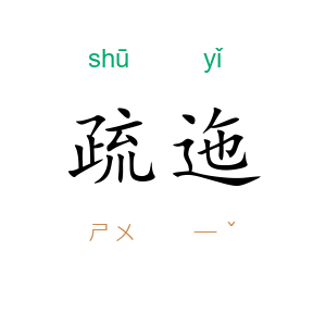疏迤