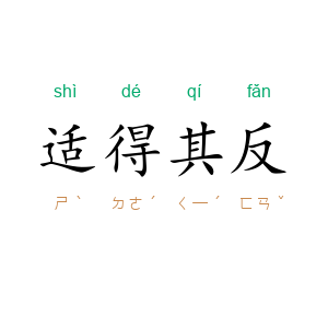 适得其反