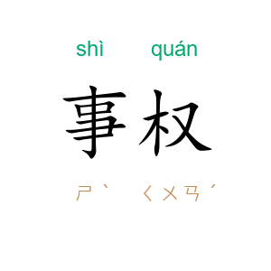 事权