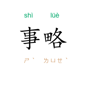 事略