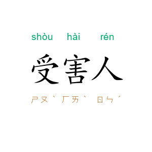受害人
