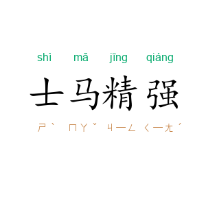 士马精强