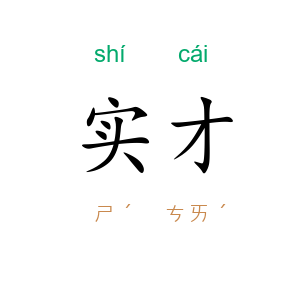 实才