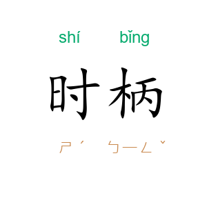 时柄