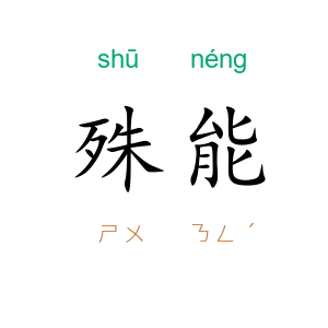 殊能