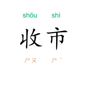 收市