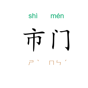 市门
