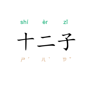 十二子