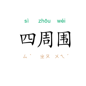 四周围