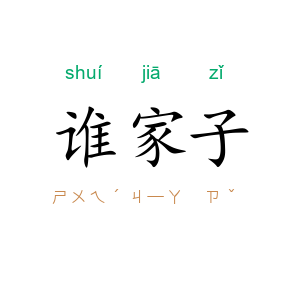 谁家子