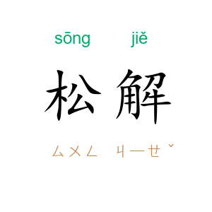 松解