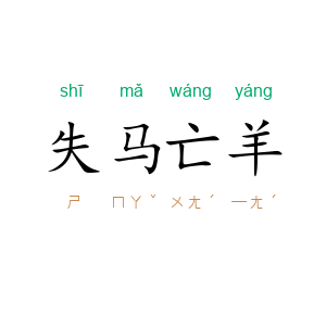 失马亡羊