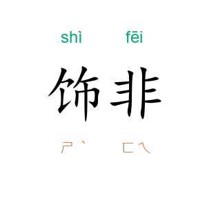饰非