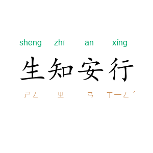 生知安行