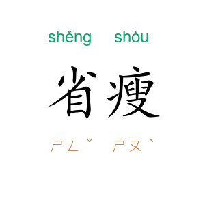 省瘦