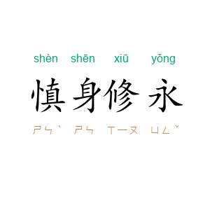 慎身修永