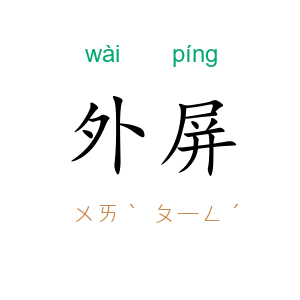 外屏