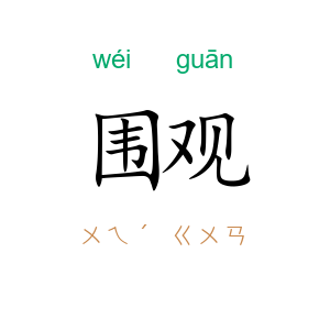 围观