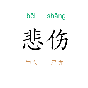 悲伤