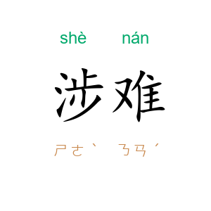 涉难