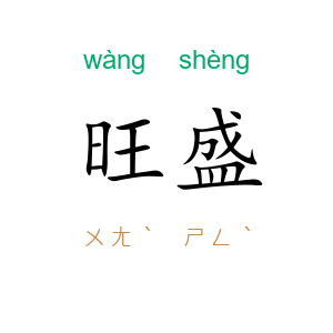旺盛