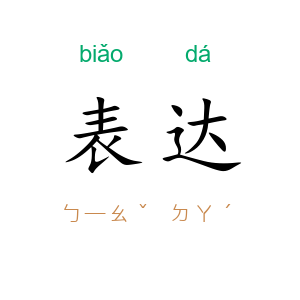 表达