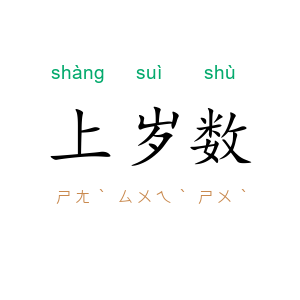 上岁数