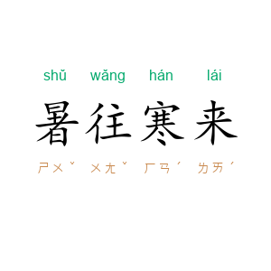 暑往寒来