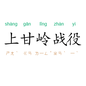 上甘岭战役
