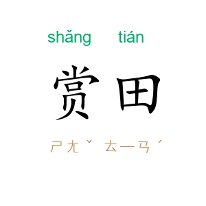 赏田