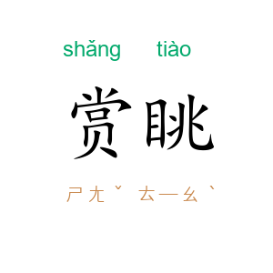 赏眺